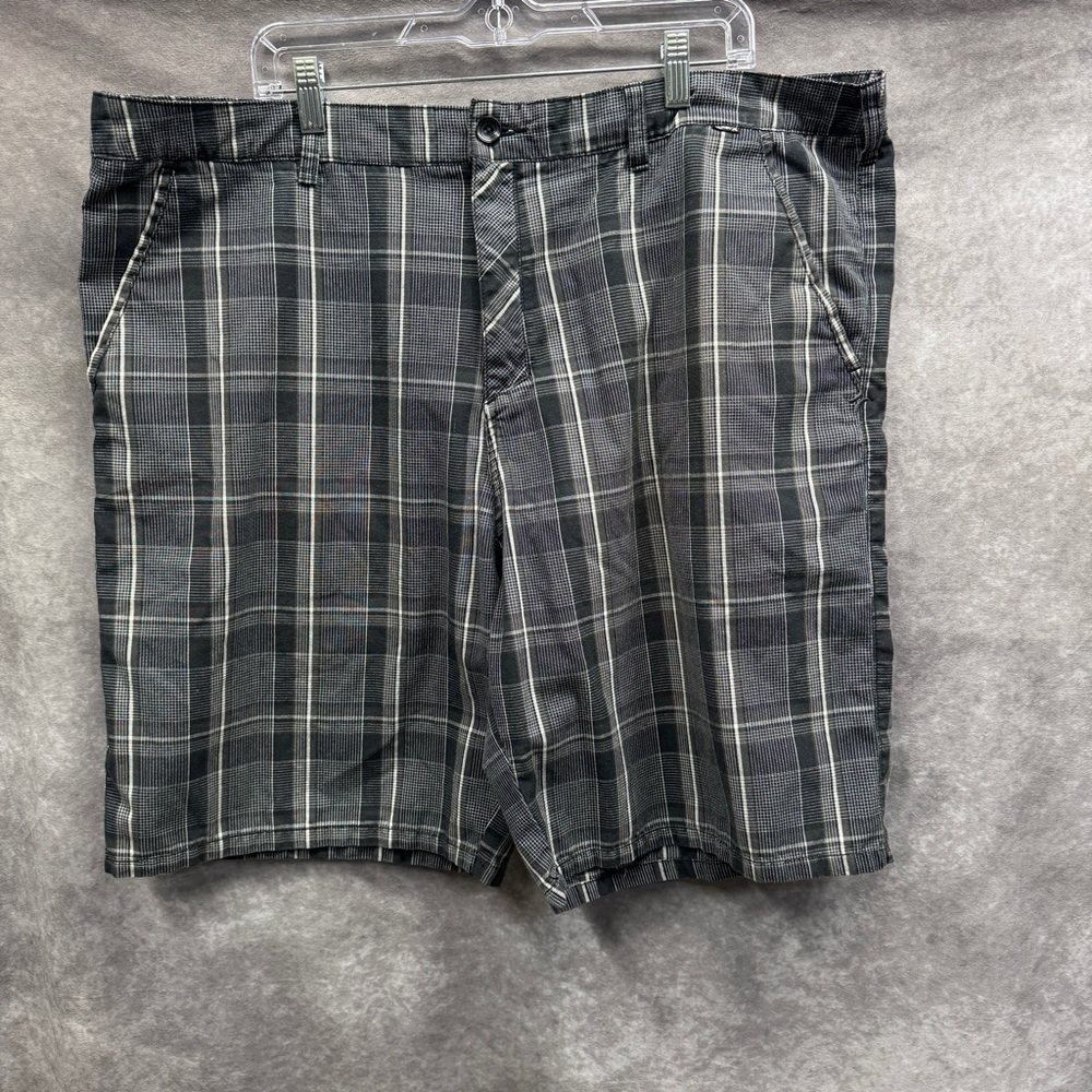 Hurley Gray Plaid Shorts Size 42